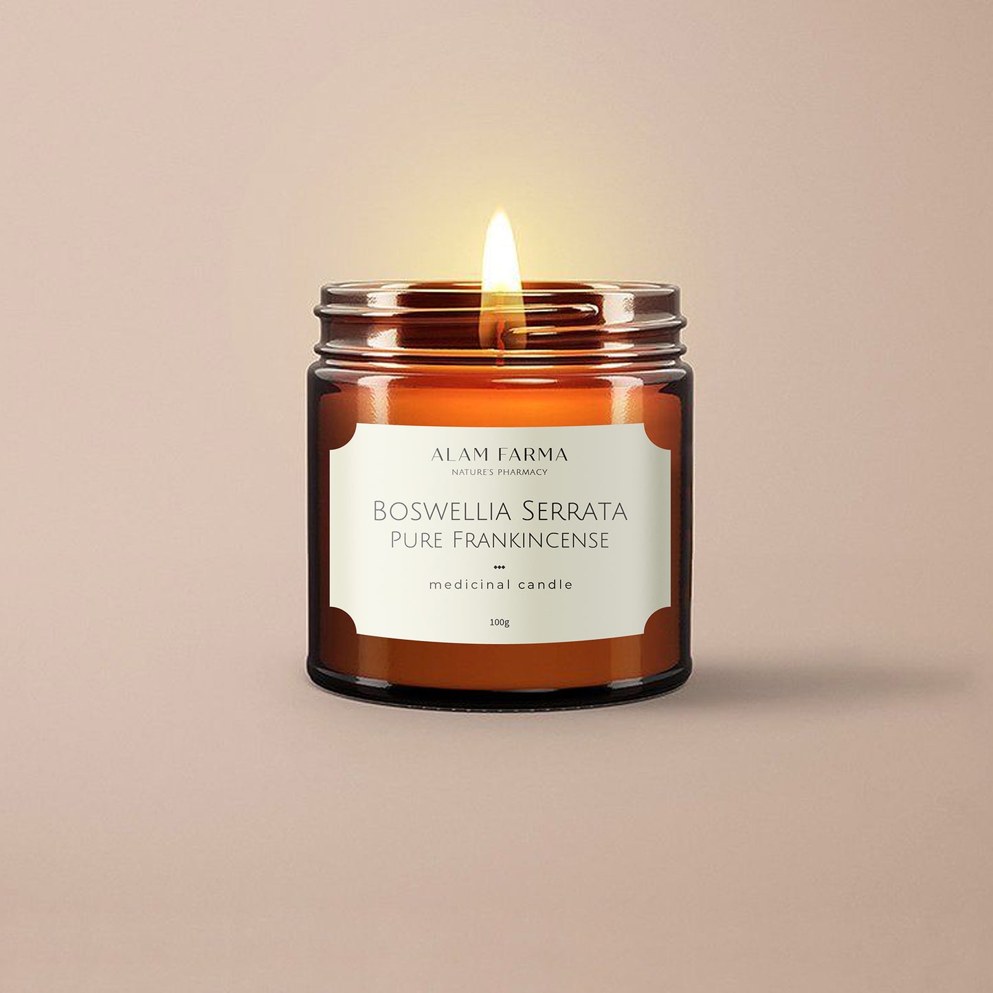 Candle - Boswellia Serrata - Pure Frankincense